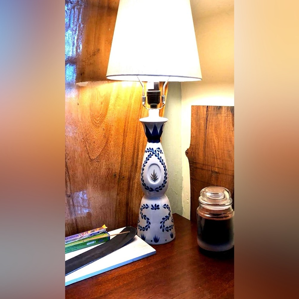 Handcrafted Clase Azul Tequila bottle Lamp